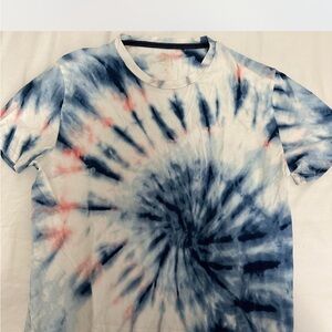 Hollister Tie-Dye Tee in Blue and Pink